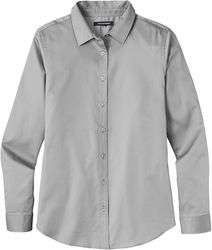 Image of Ladies Long Sleeve Super Pro React Twill Shirt (L)