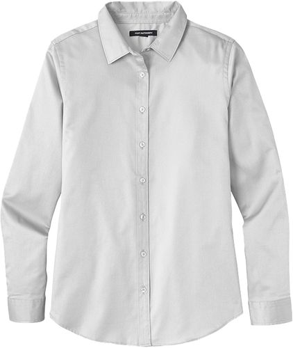 Ladies Long Sleeve Super Pro React Twill Shirt (L) image thumbnail