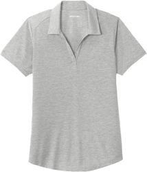 Image of Ladies Tri-Blend Wicking Polo (L)