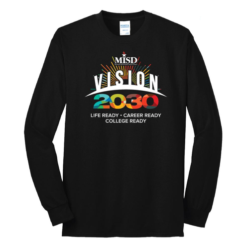 Adult Core Blend Long Sleeve Tee (Vision 2030 1-W) - DTF image thumbnail