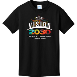 Image of Youth Core Cotton Short Sleeve Tee (Vision 2030 1-W) - DTF