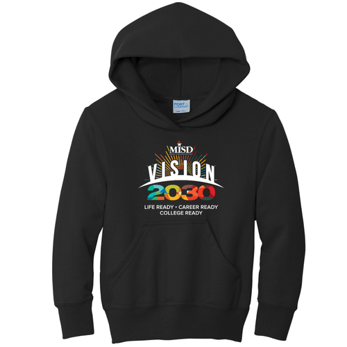 Youth Hoodie (Vision 2030 1-W) - DTF image thumbnail