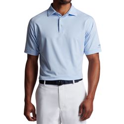 Image of Peter Millar Men's Blue Jubilee Stripe Polo