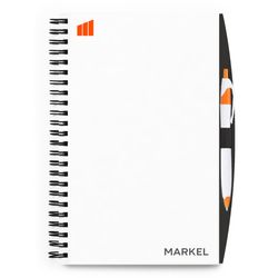 Image of White 7x10 Notebook with Pen