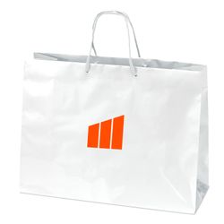 Image of Large White Gift Bag (Pack of 50)