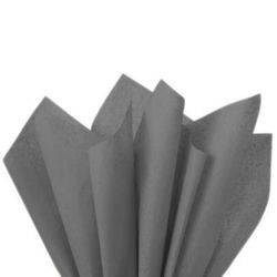 Image of Charcoal Tissue Paper (Pack of 24 Sheets)