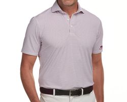 Image of Holderness & Bourne Men's White/Port Duncan Polo