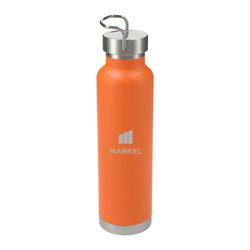 Image of Orange 22oz Stainless Steel Water Bottle 