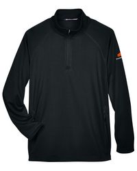 Image of Devon & Jones Men's Black Quarter Zip