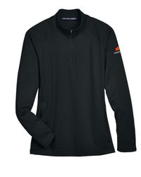 Image of Devon & Jones Ladies' Black Quarter Zip