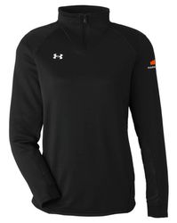 Image of Under Armour Ladies' Black Quarter Zip