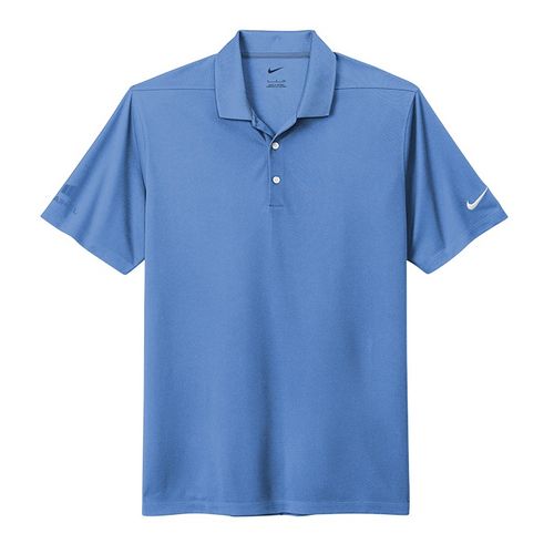 Nike Men's Valor Blue Dri-Fit Pique Polo image thumbnail