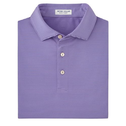 Peter Millar Men's Violet Grove Stripe Polo image thumbnail