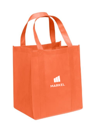 Image of Orange Reusable Shopping Tote