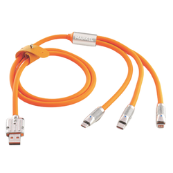 Image of Orange 3-in-1 Charging Cable