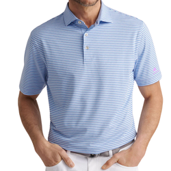 Image of Peter Millar Men's Evening Tide Stripe Polo
