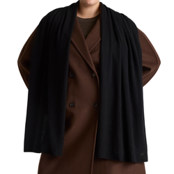 Image of Quince Black Cashmere Wrap