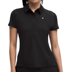 Image of Lululemon Ladies' Black Quick Dry Polo