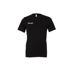 Image of VettaFi Black Unisex T shirt