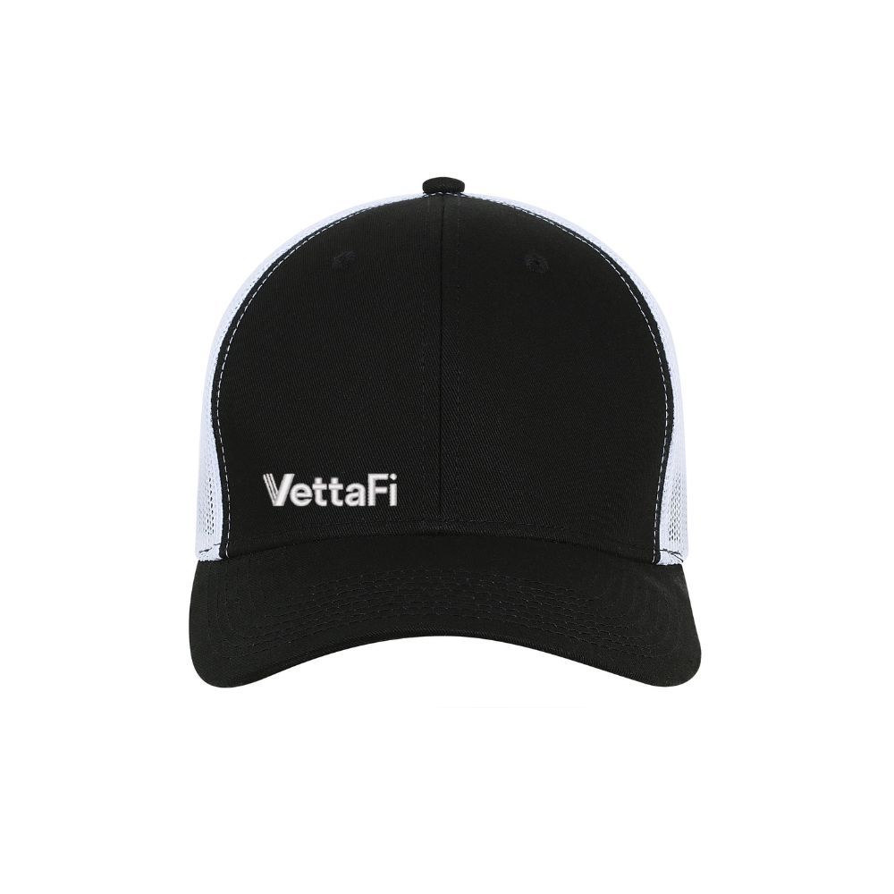 VettaFi Black/White Trucker Hat primary image