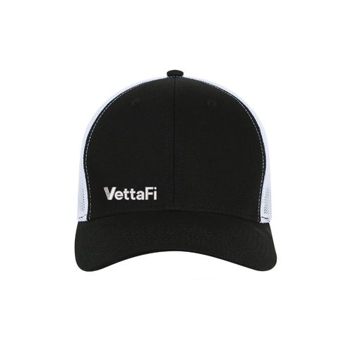 VettaFi Black/White Trucker Hat image thumbnail