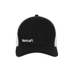 Image of VettaFi Black/White Trucker Hat