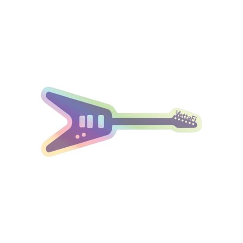 VettaFi Holographic Guitar Sticker image thumbnail