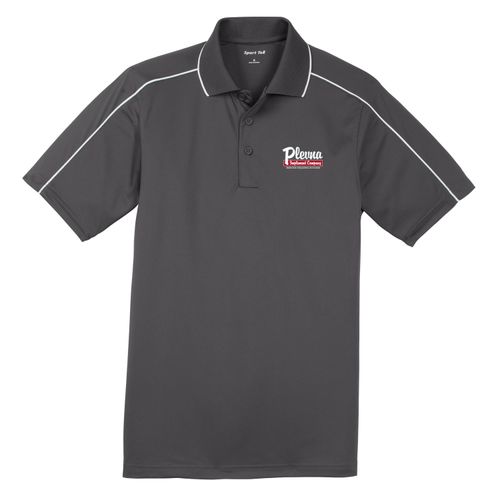 PLVS1 Micropique Sport-Wick Piped Polo image thumbnail