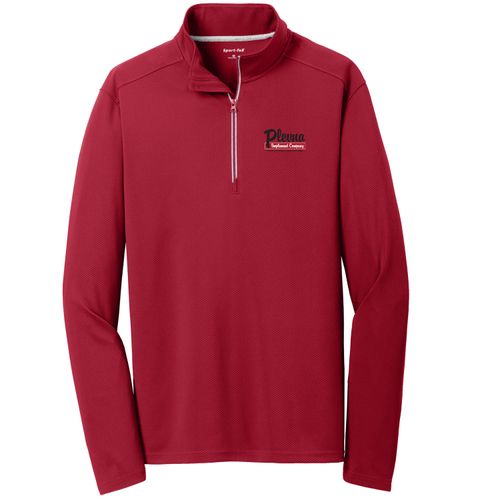 PLVS3 Sport-Wick Textured 1/4 Zip Pullover image thumbnail