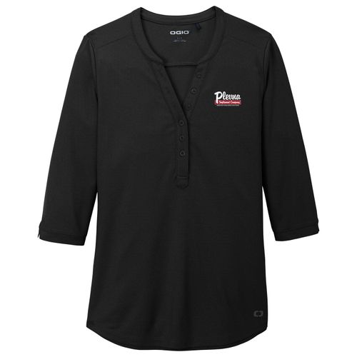 PLVS23 OGIO Ladies Jewel Henley image thumbnail