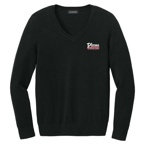 PLVS43 Ladies Vneck Sweater image thumbnail