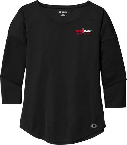 OGIO Ladies Gravitate Scoop 3/4-Sleeve . LOG141 image thumbnail