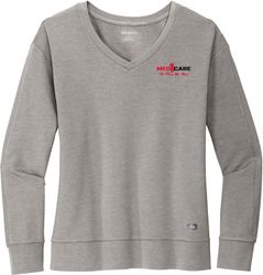 Image of OGIO Ladies Luuma Flex Long Sleeve V-Neck LOG825
