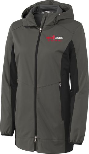 Port Authority Ladies Active Hooded Soft Shell Jacket. L719 image thumbnail