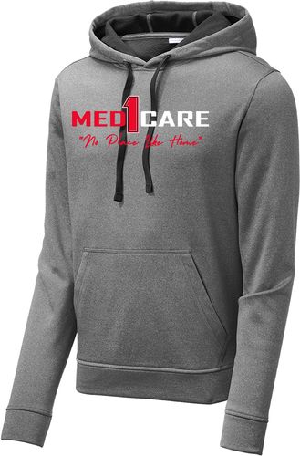 Sport-Tek PosiCharge Sport-Wick Heather Fleece Hooded Pullover. ST264 image thumbnail