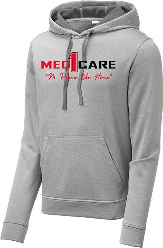 Sport-Tek PosiCharge Sport-Wick Heather Fleece Hooded Pullover. ST264 image thumbnail