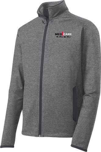 Sport-Tek Sport-Wick Stretch Contrast Full-Zip Jacket. ST853 image thumbnail