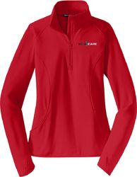Image of Sport-Tek Ladies Sport-Wick Stretch 1/2-Zip Pullover. LST850