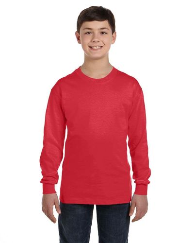 Youth Heavy Cotton™ Long-Sleeve T-Shirt image thumbnail
