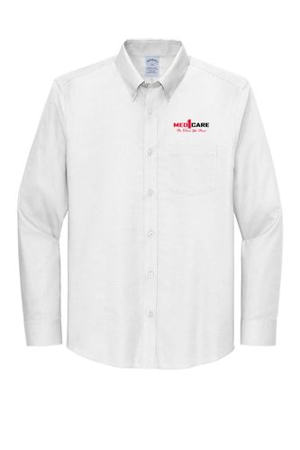Brooks Brothers Tall Wrinkle-Free Stretch Nailhead Shirt TBB18002 image thumbnail