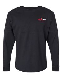 Image of Women's Pom Pom Long Sleeve Jersey T-Shirt - BW3514