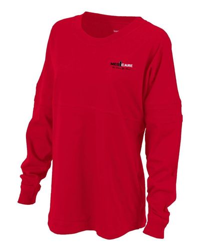 Women's Pom Pom Long Sleeve Jersey T-Shirt - BW3514 image thumbnail