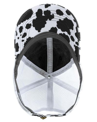 Women's Printed Visor with Mesh Back Cap - JANET image thumbnail