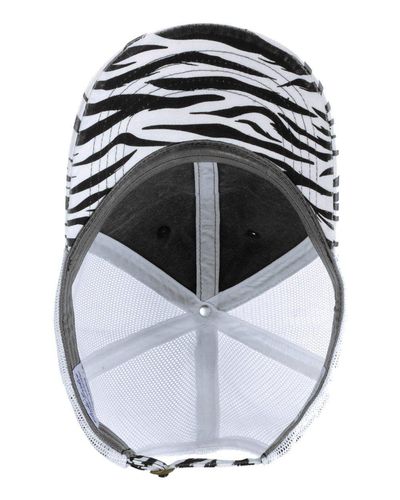 Women's Printed Visor with Mesh Back Cap - JANET image thumbnail