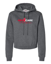 Image of Women's Crop Hooded Sweatshirt - 1261