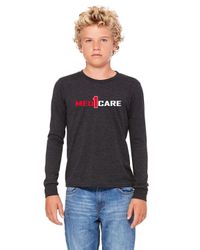 Image of Youth Heather CVC Long-Sleeve T-Shirt