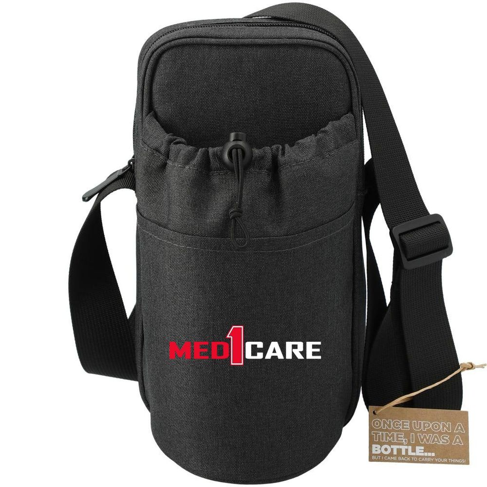 Traver RPET Adjustable Bottle Sling Cooler w/Pouch primary image