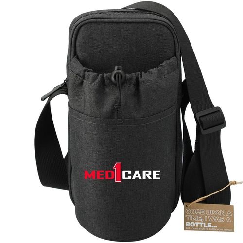 Traver RPET Adjustable Bottle Sling Cooler w/Pouch image thumbnail