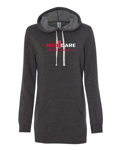 Women’s Special Blend Hooded Sweatshirt Dress - PRM65DRS image thumbnail