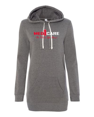 Women’s Special Blend Hooded Sweatshirt Dress - PRM65DRS image thumbnail